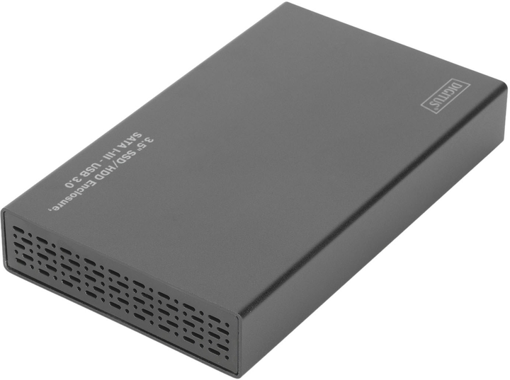Зовнішня кишеня Digitus для SSD/HDD 3.5" SATA III USB 3.0 Black(DA-71106) - зображення 2