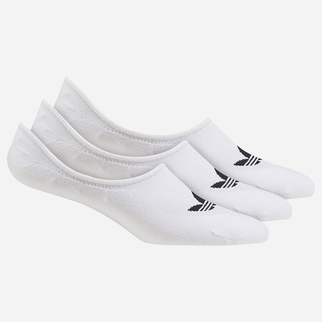 Набір чоловічих слідів Adidas Low Cut Sock 3P "White" FM0676 L 3 пари Білий (4062054923403) - зображення 1