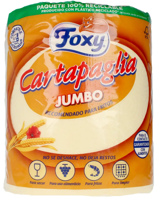 Кухонний паперовий рушник Foxy  Cartapaglia Jumbo 60 м 1 шт (8433111002113) - зображення 1