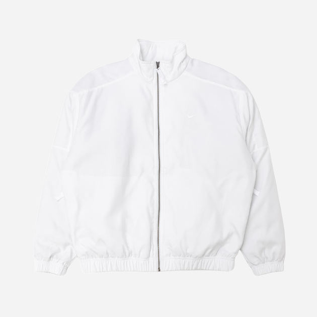 Спортивна вітровка чоловіча Nike Lab Satin Bomber Jacket DN1266-121 L Біла (195866469648) - зображення 1