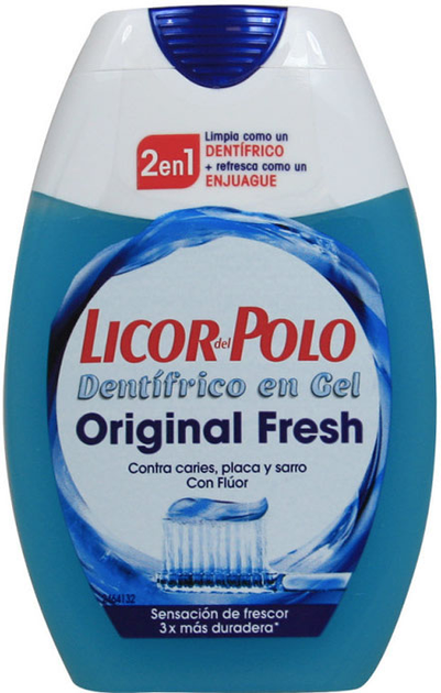 Pasta do zębów Licor Del Polo Original Fresh 2 w 1 75 ml (8410436271189) - obraz 1