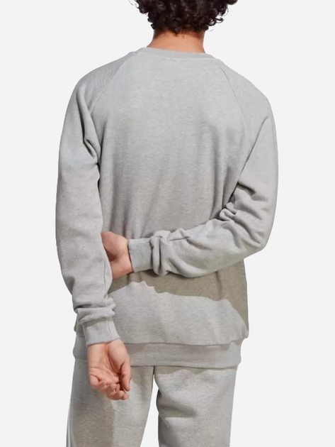 Bluza bez kaptura męska oversize Adidas Adicolor Classics Trefoil Crew Sweatshirt IA4857 XL Szara (4066745743646) - obraz 2