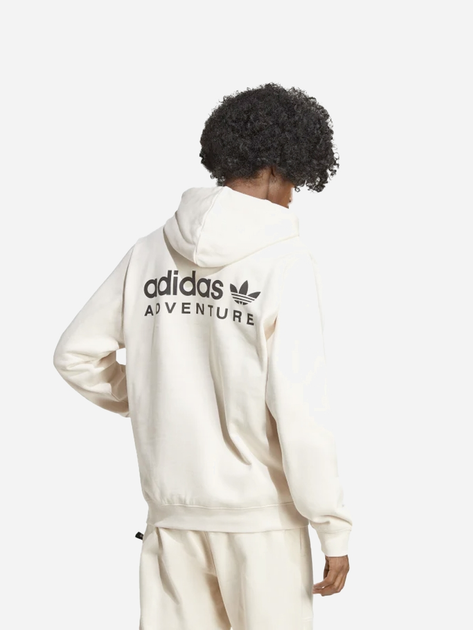 Bluza męska z kapturem Adidas Adventure Hoodie IC2357 L Beżowe (4066745142418) - obraz 2