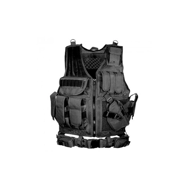 Жилет разгрузочный Leapers Black (PVC-V547BT) - изображение 1