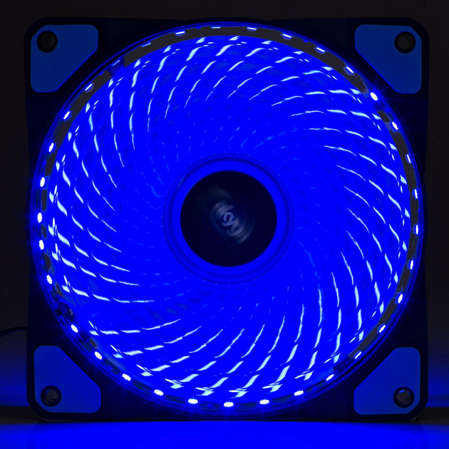 Вентилятор AKYGA MOLEX 33 LED Blue (AW-12E-BL) - зображення 4