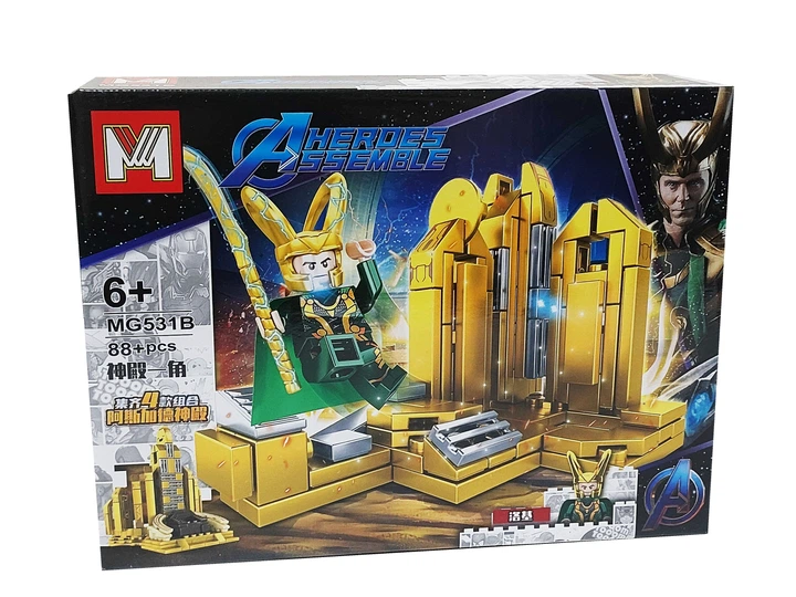 Конструктор Marvel Мстители MG531 набор 4в1 Тор Капитан Америка