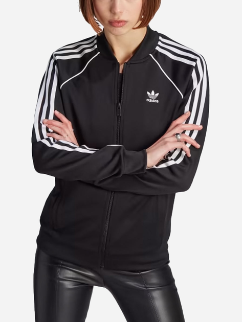 Спортивна кофта жіноча Adidas Adicolor Classic Track Top W "Black" IK4034 L Чорна (4066761233701) - зображення 1