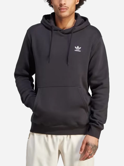 Худі оверсайз чоловіче Adidas Trefoil Essentials Hoodie "Black" IM4522 S Чорне (4066761101055) - зображення 1