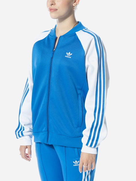 Спортивна кофта жіноча Adidas Adicolor Classics Oversized SST W "Blue" II0718 2XS Блакитна (4066761390725) - зображення 1