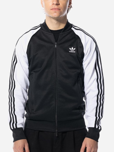 Спортивні кофти чоловічі adidas Adicolor Classics SST Track Jacket "Black White" IK7025 S Чорна (4066761612933) - зображення 1