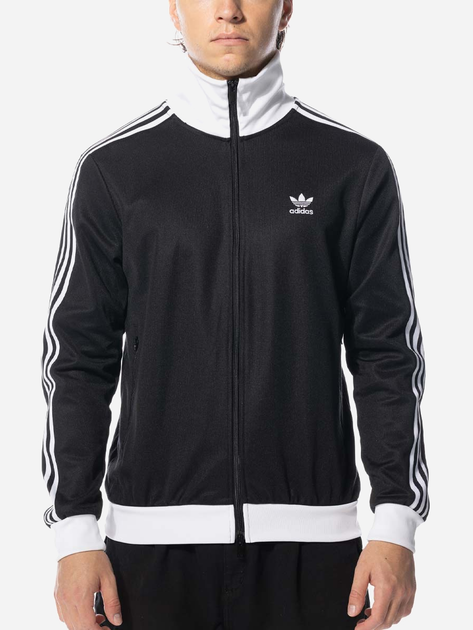 Bluza sportowa męska rozpinana adidas Adicolor Classics Beckenbauer Track Top "Black White" II5763 S Czarna (4066761447061) - obraz 1