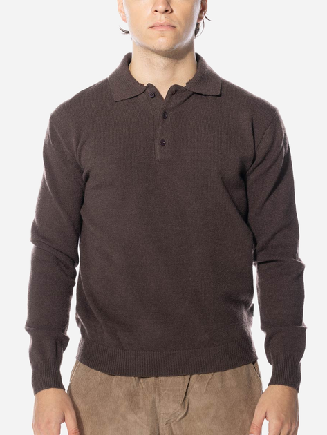 Джемпер чоловічий Taikan Marle L/S Polo Sweater "Brown" TK0011.BRN L Коричневий (840349700878) - зображення 1