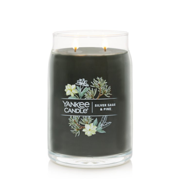 Ароматична свічка Yankee Candle Silver Sage & Pine Large - зображення 2