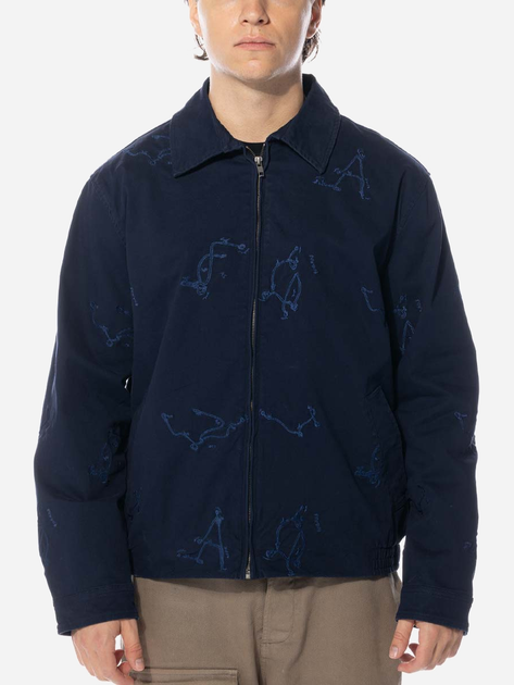 Куртка демісезонна чоловіча Olaf Twill Embro Baracuta Jacket "Navy" M140506 M Темно-синя (8720104764319) - зображення 1