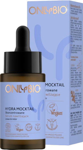 Концентрована сироватка для обличчя OnlyBio Hydra Mocktail Зволожувальна 30 мл (5902811786102) - зображення 1