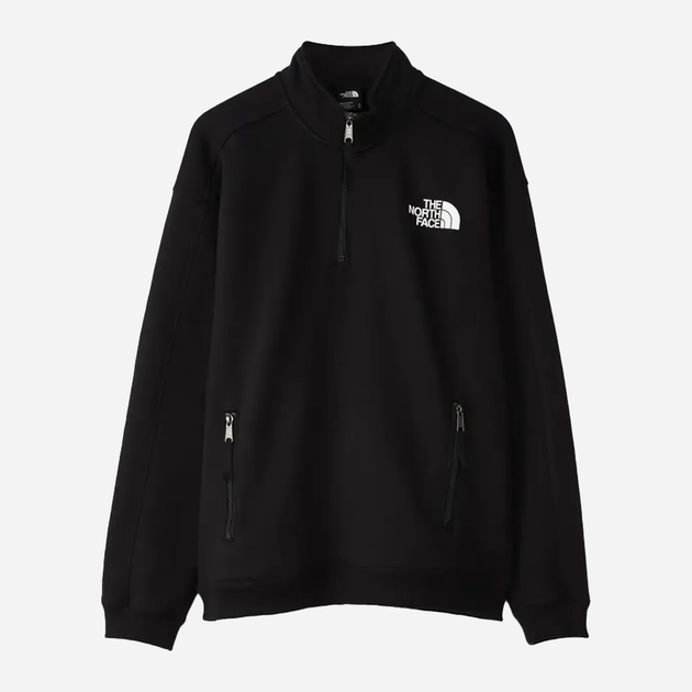 Толстовка чоловіча The North Face Heavyweight 1/4 Zip Sweatshirt "Black" NF0A84GMOGC S Чорна (196573589681) - зображення 1