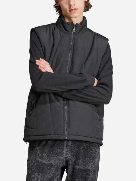 Bezrękawnik męski długi Adidas Adventure Thin Padded Vest "Black" IJ0708 M Czarny (4066761081982) - obraz 1