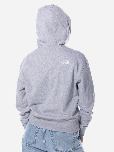 Худі жіноче The North Face Essential Hoodie W "Light Grey Heather" NF0A7ZJDDYX M Сіре (196247664973) - зображення 2