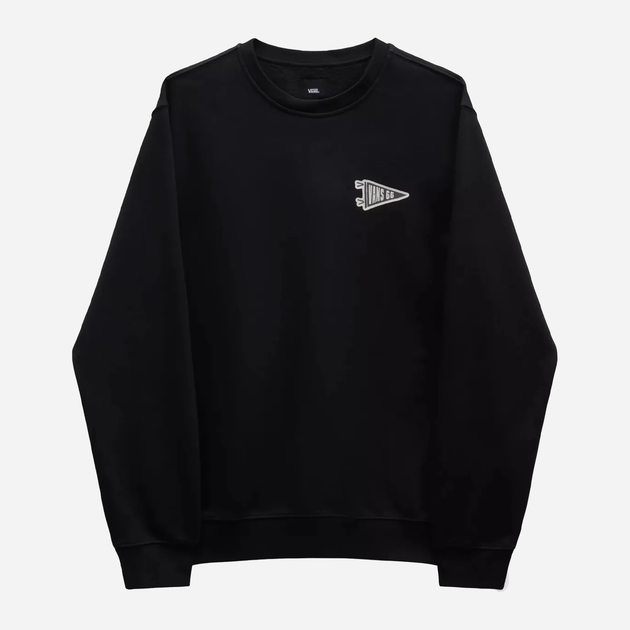 Bluza bez kaptura męska oversize Vans Camp Flag Crew VN000G0CBLK M Czarna (196574969185) - obraz 1