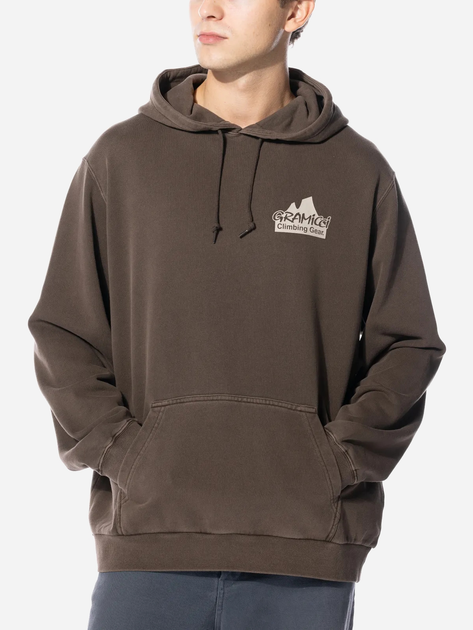 Худі оверсайз чоловіче Gramicci Climbing Gear Hooded Sweatshirt "Brown Heather" G3FU-J078-BROWN-PIGM L Коричневе (195612541864) - зображення 1