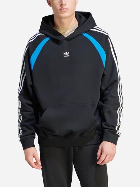 Bluza męska z kapturem oversize Adidas Oversized Hoodie "Black" IW3648 XL Czarna (4067886888364) - obraz 1
