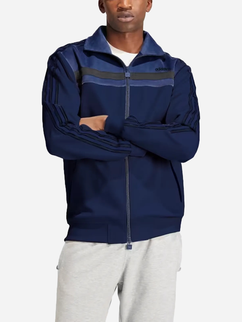 Bluza sportowa męska rozpinana adidas Premium Track Top "Navy" IS3323 L Granatowa (4066757727993) - obraz 1