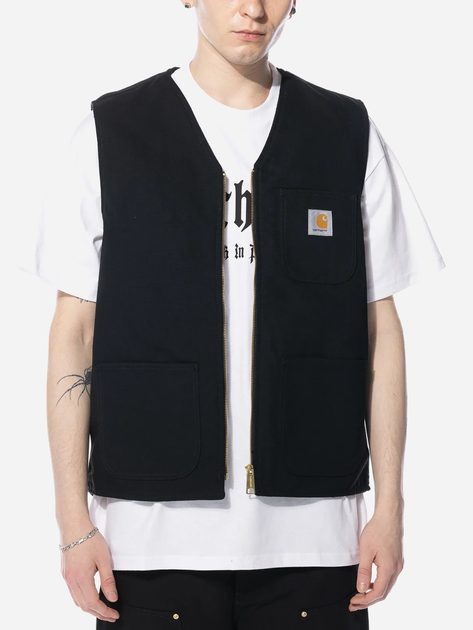 Kamizelka męska krótka Carhartt WIP Arbor Vest "Black" I031521-8901 L Czarna (4064958817369) - obraz 1