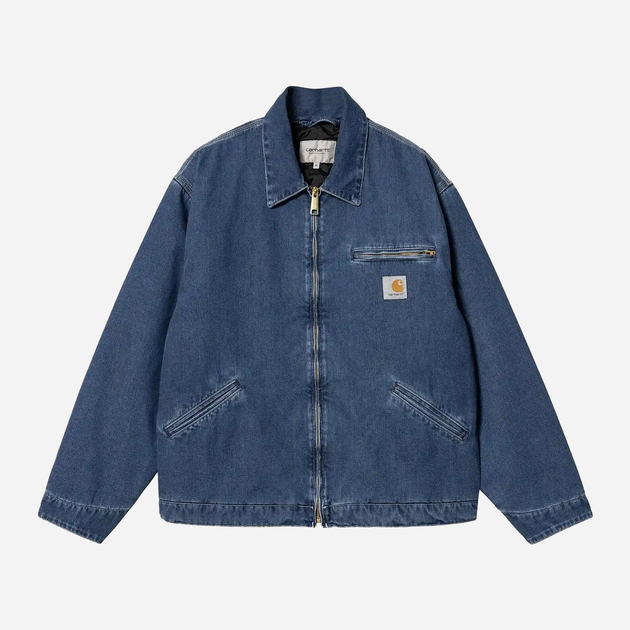Джинсова куртка чоловіча Carhartt WIP OG Detroit Jacket (Summer) "Blue" I033039-0106 S Темно-синя (4064958794899) - зображення 1