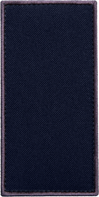 Шеврон нашивка на липучці IDEIA погон ДСНС Рядовий синій 5х10 см, вишитий патч (2200004304427) - зображення 1