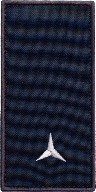 Шеврон нашивка на липучці IDEIA погон звання ДСНС Младший сержант, вишитий патч 5х10 см (2200004304458) - зображення 1