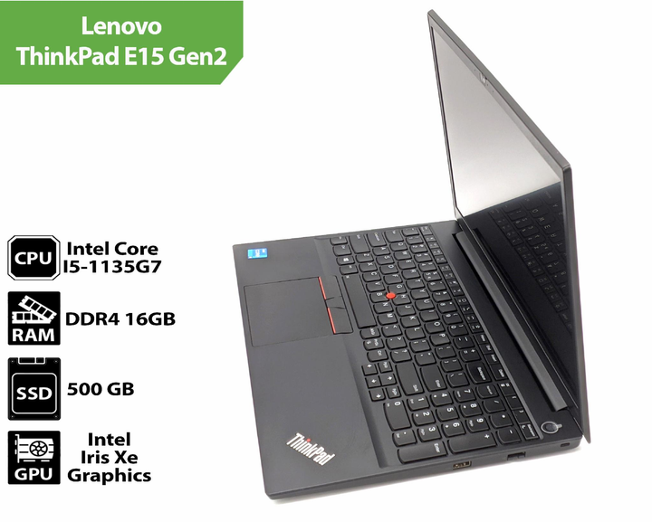 Ноутбук Lenovo ThinkPad E15 Gen2 (15,6"(1920x1080) / Core I5-1135G7 ...