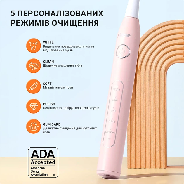 Электрическая зубная щетка Bitvae D2 с футляром и 8 насадок pink – фото ...