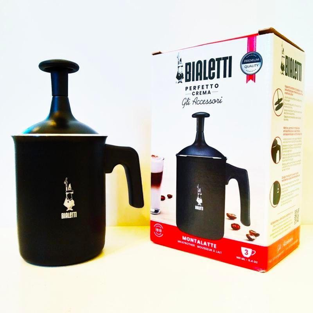 Капучинатор ручной для взбивания молока Bialetti Aeternum Tuttocrema, 3 чашки, 180 мл - изображение 6
