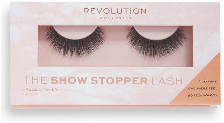 Sztuczne rzęsy Makeup Revolution The Show Stopper Lash False Eyelashes 5D para na pasku (5057566376709) - obraz 1