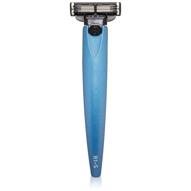 Бритва Bolin Webb R1-S Ferrara Mach3 Razor Blue в подарунковій коробці 1 станок 1 картридж - зображення 1