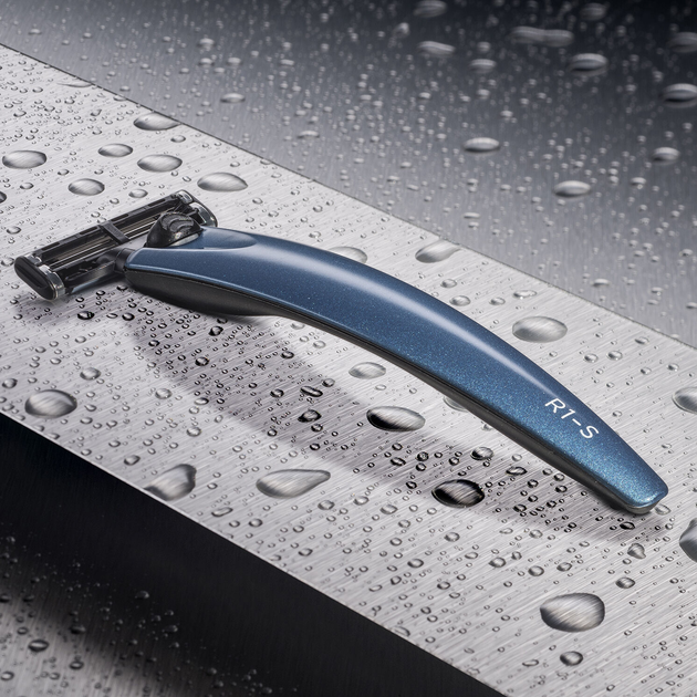 Бритва Bolin Webb R1-S Ferrara Mach3 Razor Blue в подарунковій коробці 1 станок 1 картридж - зображення 8