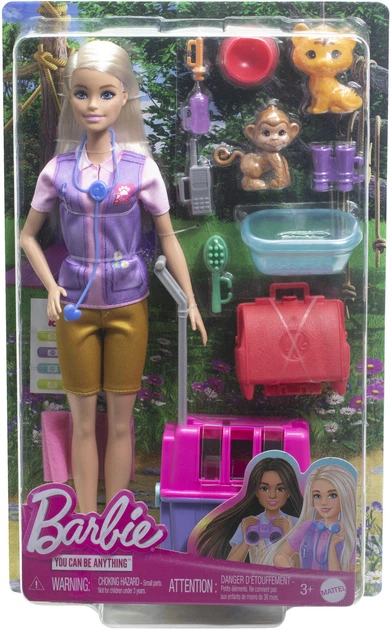 Набір Barbie Зоозахисниця HRG50 (0194735175994) - зображення 4