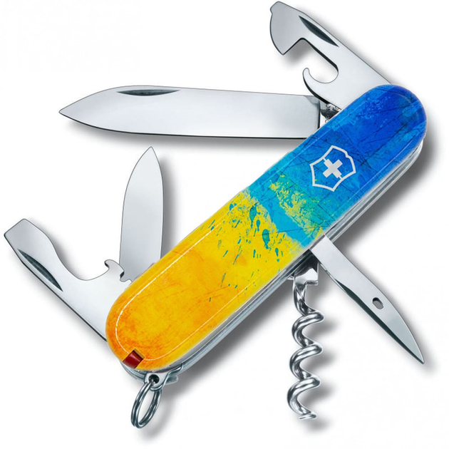 Складаний ніж Victorinox SPARTAN UKRAINE Жовто-синій малюнок 1.3603.7.T3100p - зображення 2