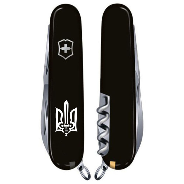 Складной нож Victorinox HUNTSMAN UKRAINE Трезубец ОУН бел. 1.3713.3_T0300u - изображение 2