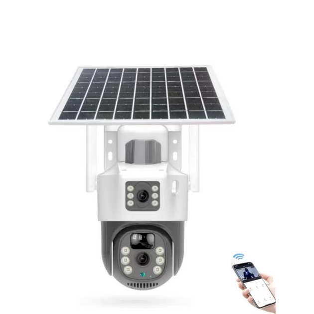 Уличная камера V36-4G WiFi с солнечной панелью - изображение 3