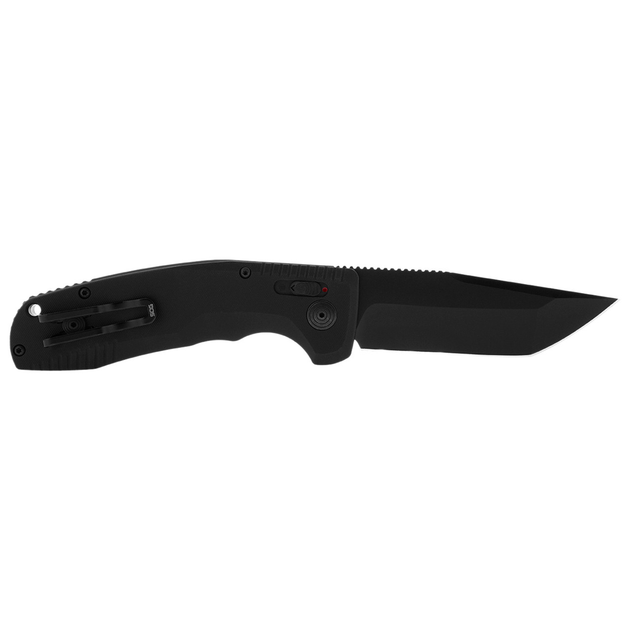 Розкладний ніж SOG SOG-TAC AU, Black, Partially Serrated (SOG 15-38-02-57) - зображення 2