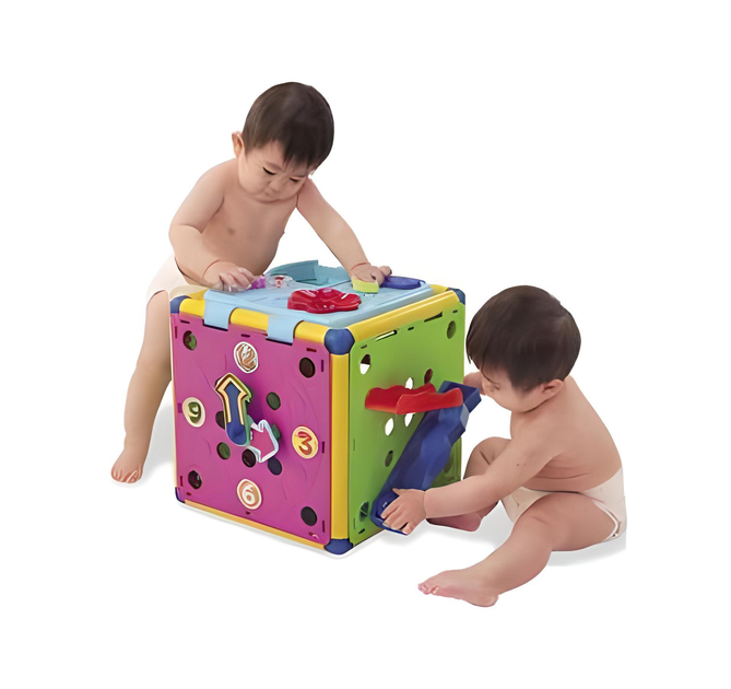 Бизиборд куб Toys by people CH040 Разноцветный – фото, отзывы ...