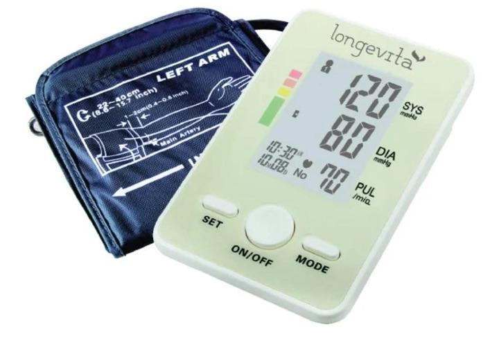 Тонометр Longevita BP-102 з пам'яттю для двох користувачів та адаптером (BP102) - зображення 1