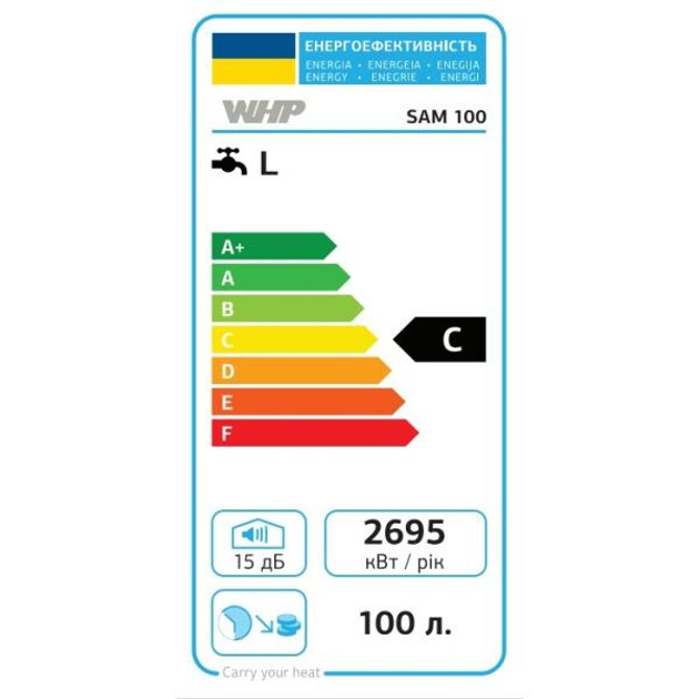 Бойлер комбінований накопичувальний WHP Sam 100 Left - изображение 4