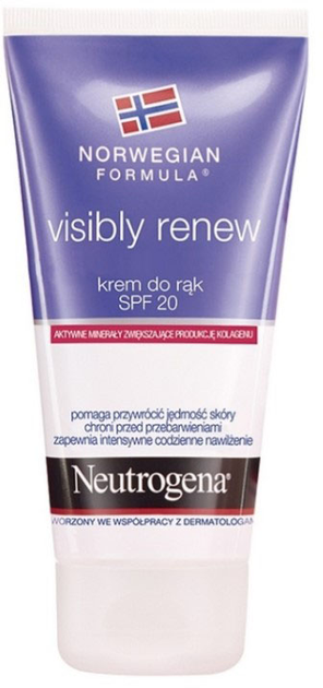 Krem do rąk Neutrogena Visibly Renew Elasti-Boost Hand Cream Spf 20 75 ml (3574661199887) - obraz 1