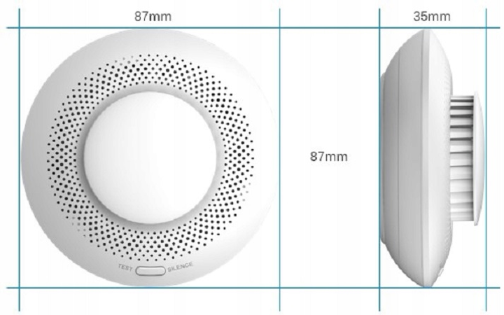 Inteligentny czujnik dymu Ezviz HIKFIRE T4C WiFi (6941545607580) - obraz 5