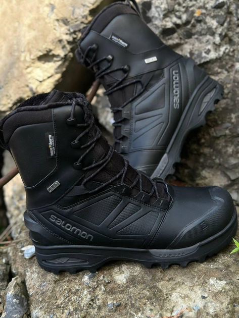 Берці зимові Salomon TOUNDRA FORCES CSWP 40 Black - зображення 2