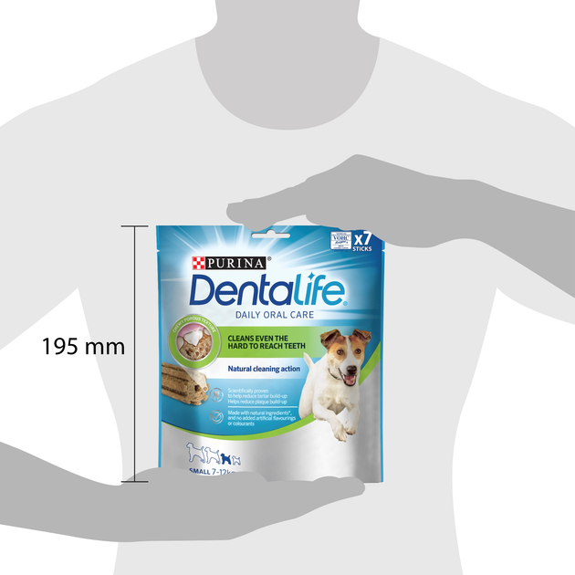 Упаковка ласощі для дорослих собак малих порід DentaLife Medium для підтримки здоров'я порожнини рота 115 г х 6 шт (7613287017253_8445291614567) - зображення 2