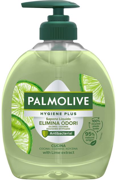 Mydło do rąk Palmolive Antibacterial z ekstraktem z limonki 300 ml (8718951561328) - obraz 1