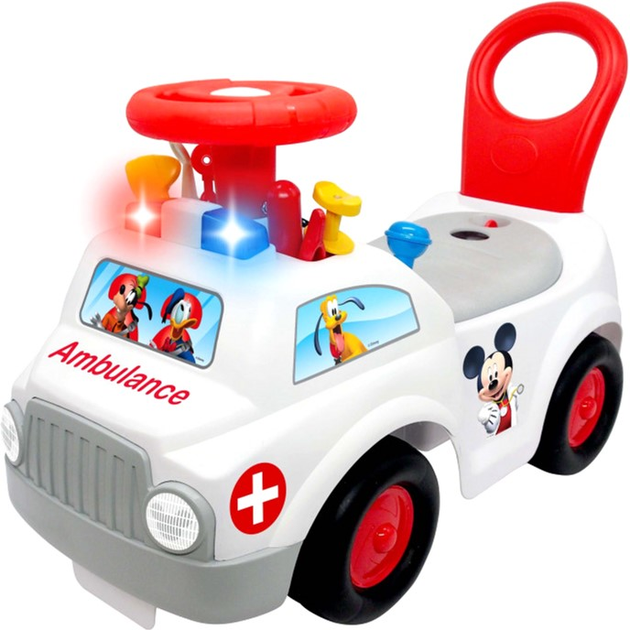 Машинка-каталка Kiddieland Mickey Activity Ambulance (0661148604002) - зображення 1